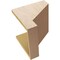 Ekena Millwork 12"W x 12"D x 12"H Wide Clemmons Rough Cedar Woodgrain TimberThane Corbel, Primed Tan CORUR12X12X12CLERCPR - alternate 6